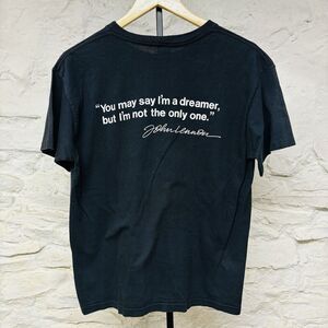 Vintage 90s John Lennon “You May Say I’m A Dreamer” Single Stitch T Shirt Large